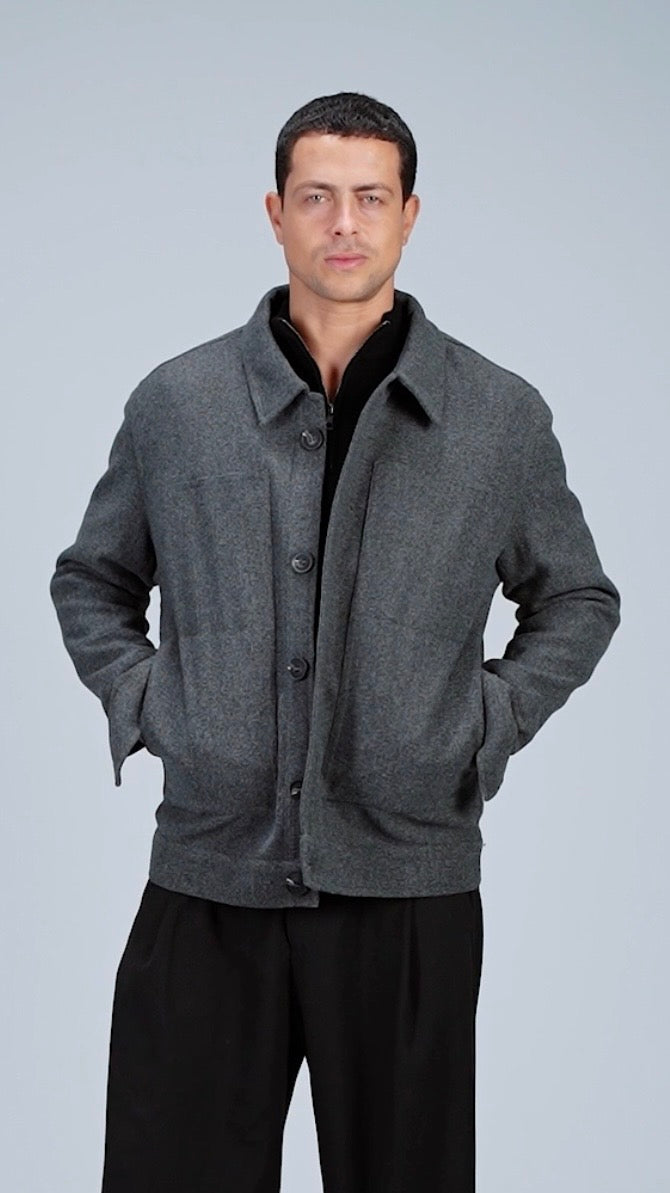 The Steel Wool Button Jacket