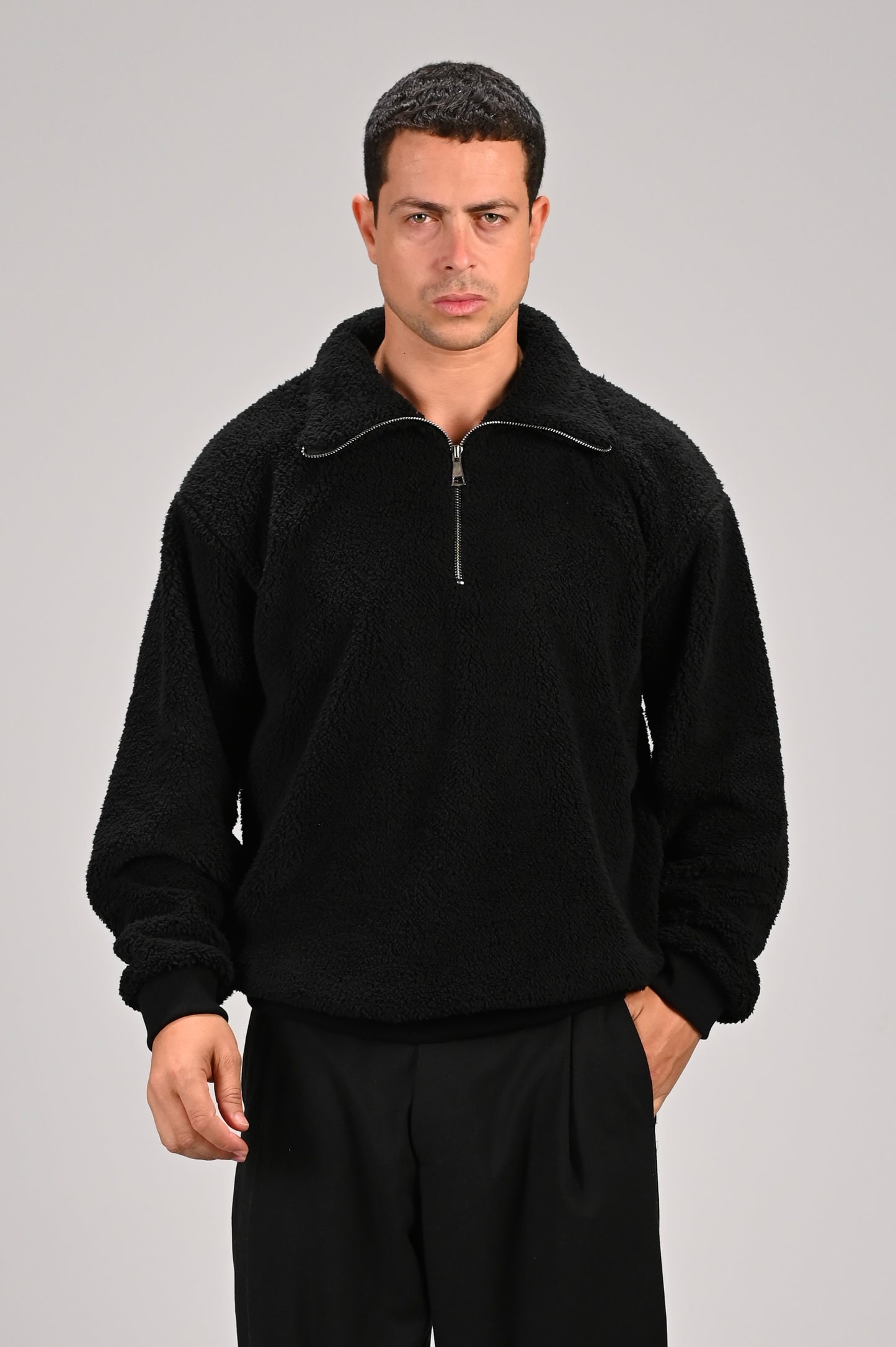 The Half Zip Bear Sweater