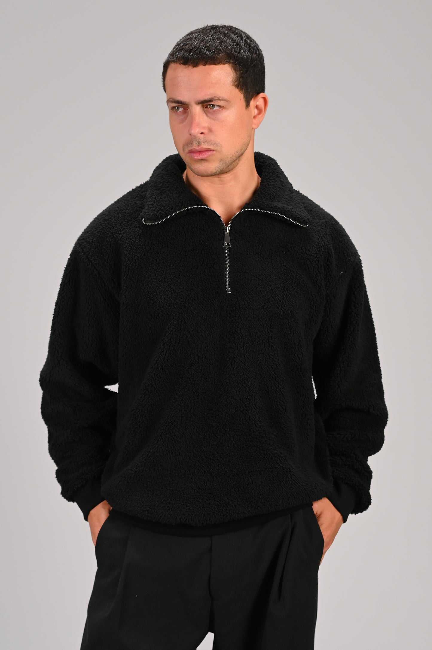 The Half Zip Bear Sweater
