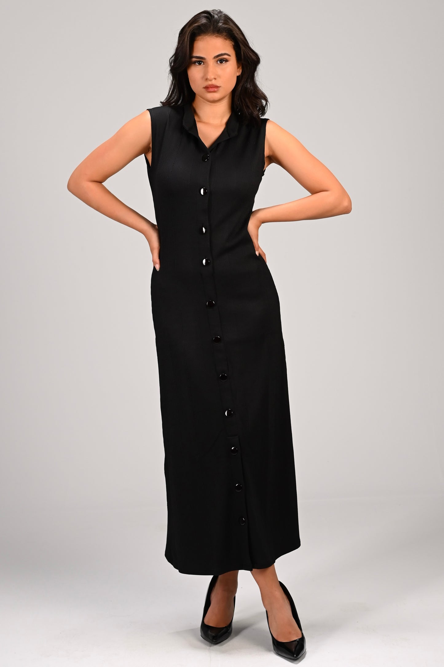 The Black Line Dress