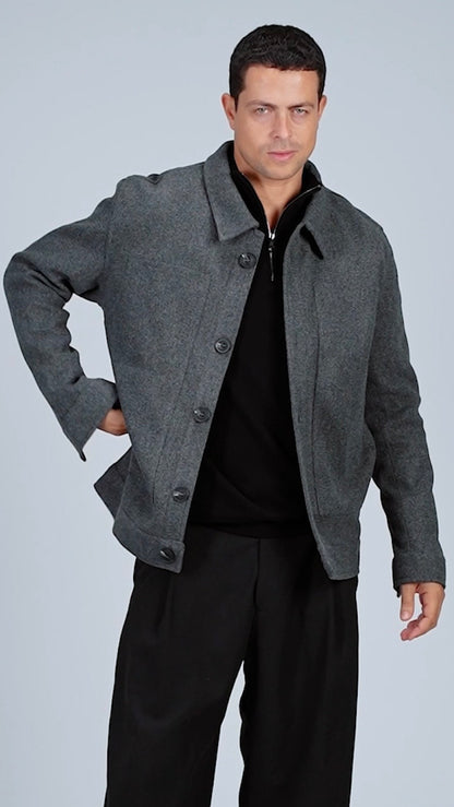 The Steel Wool Button Jacket