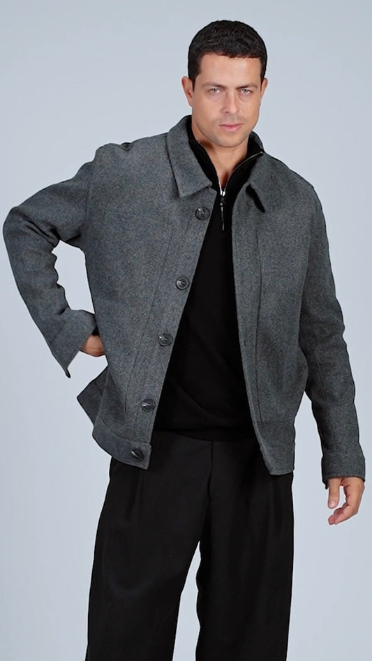 The Steel Wool Button Jacket