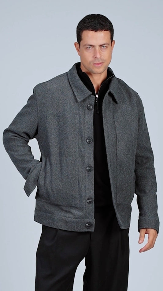 The Steel Wool Button Jacket